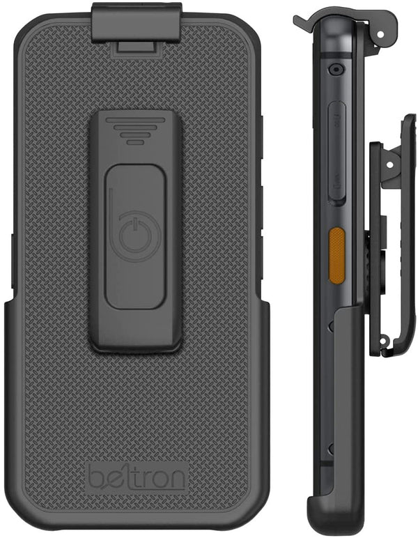 BELTRON Holster for CAT S62 Pro Rugged Smartphone, Heavy Duty Rotating Belt Clip Holder Case Compatible with Caterpillar CAT S62 Pro (Industrial Strength) - Case Free Design