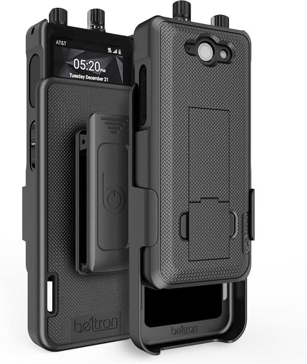 BELTRON Sonim XP5 Plus Case with Holster, Heavy Duty Belt Swivel Clip for Sonim XP5Plus (AT&T FirstNet XP5900) - Secure Fit & Built-in Kickstand (Industrial Strength)