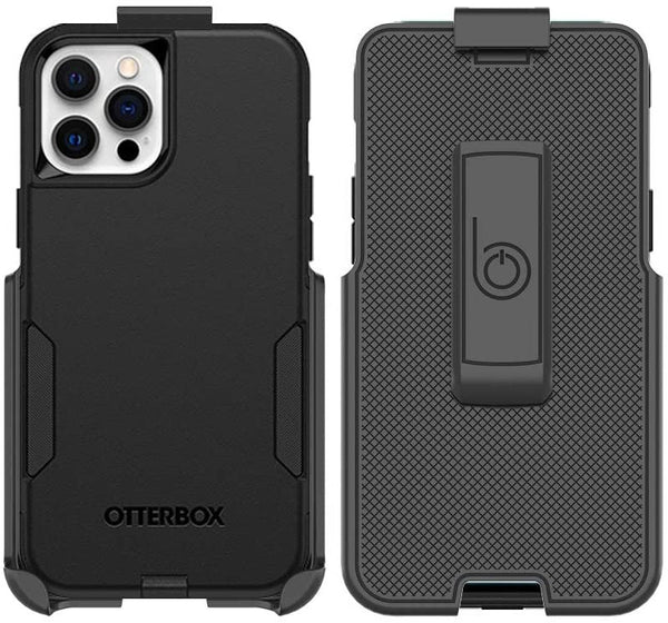 BELTRON Belt Clip Holster Compatible with Commuter Series Case for iPhone 12 Pro Max (Case NOT Included, Belt Clip ONLY) Features: Secure Fit, Quick Release Latch & Built-in Kickstand