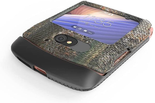 BELTRON Case for Motorola RAZR 5G Flip (AT&T / T-Mobile), Snap-On Protective Hard Shell Cover for RAZR 5G Flip Phone (2020) XT2071 (Outdoor Camouflage)