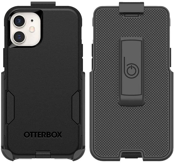 BELTRON Belt Clip Holster for Commuter Series Case iPhone 12 Mini (Case NOT Included, Belt Clip ONLY) Features: Secure Fit, Quick Release Latch & Built-in Kickstand