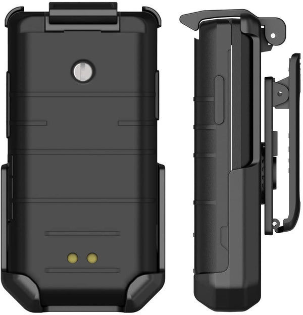 BELTRON Holster for CAT S22 Flip Phone (T-Mobile, Unlocked) - Heavy Duty Rotating Belt Clip Holder Case Compatible with CAT S22 (Industrial Strength)