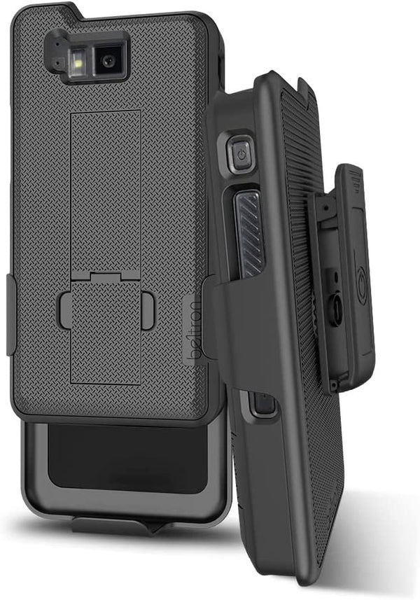 Sonim XP8 Case with Holster, Heavy Duty Belt Clip with Swivel Clip for Sonim XP8 (AT&T FirstNet Sprint XP8800) Features: Secure Fit & Built-in Kickstand (Durable, Reliable & Lightweight) - Blue