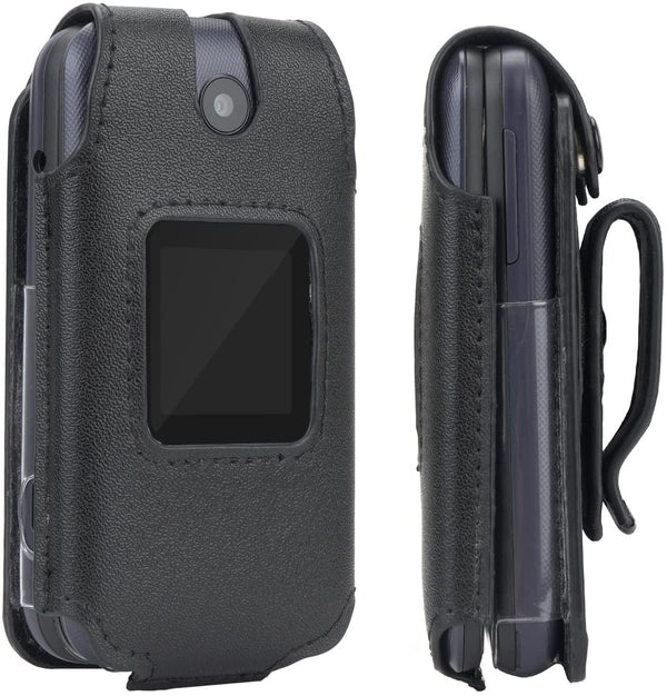 Beltron Leather Fitted Case for Alcatel Go Flip 4 / TCL Flip Go/TCL Flip Pro Phone Beltron Leather Fitted Case for Alcatel Go Flip 4 / TCL Flip Go/TCL Flip Pro Phone