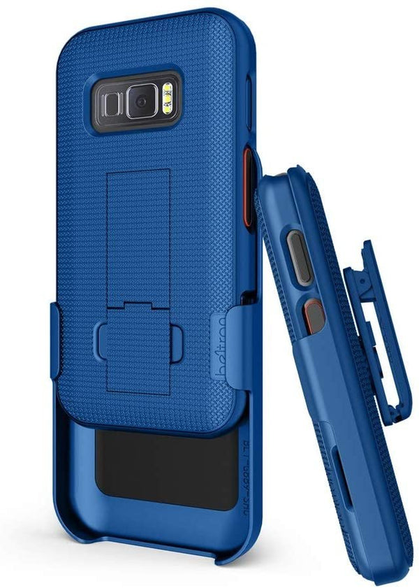 BELTRON Galaxy XCover FieldPro Case with Clip, Heavy Duty Case with Swivel Belt Clip for Samsung Galaxy XCover Field Pro G889 (AT&T FirstNet) Features: Secure Fit & Built-in Kickstand