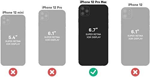 BELTRON Clear Back Case with Belt Clip for iPhone 12 Pro Max, Slim Full Protection Grip Case & Rotating Belt Clip Holster w/Built in Kickstand for iPhone 12 Pro Max 6.7 (Transparent)