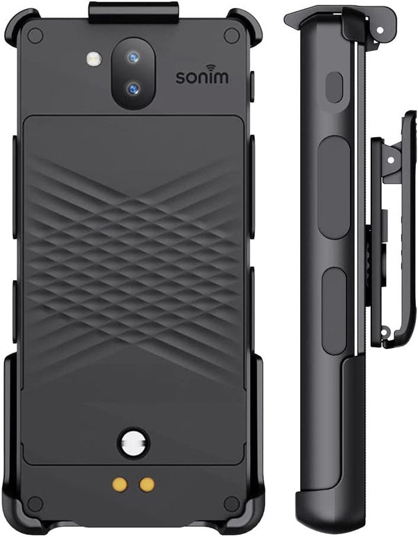 BELTRON Sonim XP10 Holster, Heavy Duty Belt Clip Holder (AT&T FirstNet XP9900) Features: Secure Fit, Quick Release Latch, Durable Rotating Belt Clip (Industrial Strength)