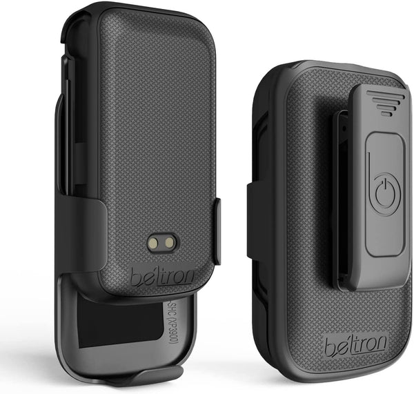 Case with Belt Clip for Sonim XP3 Plus XP3900 (T-Mobile / Verizon) Protective Snap On Cover with Rotating Belt Clip Holster Combo (Industrial Strength)