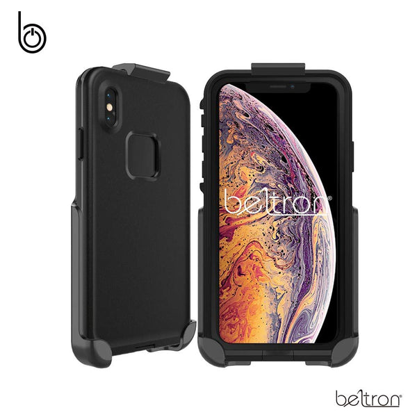 Belt Clip Holster Compatible with Lifeproof FRE Case for iPhone XR 6.1" (case not Included) Features: Secure Fit, Quick Release Latch, Durable Rotating Belt Clip & Built-in Kickstand