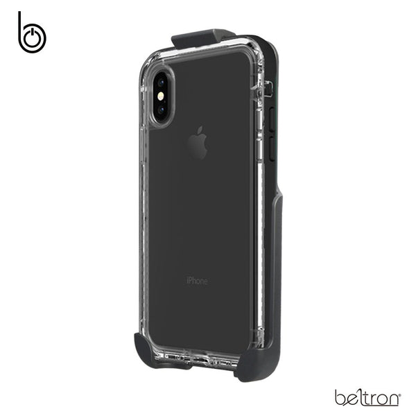 Belt Clip Holster Compatible with Lifeproof Next Case for iPhone XR 6.1" (case not Included) Features: Secure Fit, Quick Release Latch, Durable Rotating Belt Clip & Built-in Kickstand