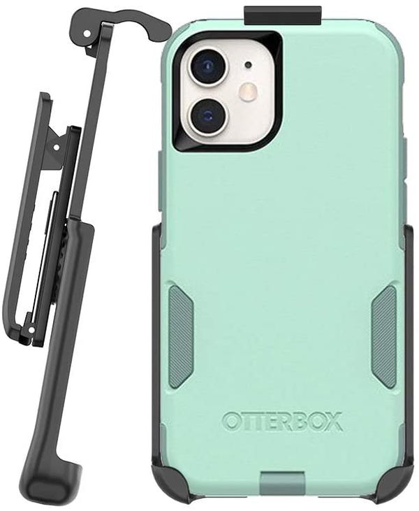 BELTRON Belt Clip Holster for Commuter Series Case iPhone 12 Mini (Case NOT Included, Belt Clip ONLY) Features: Secure Fit, Quick Release Latch & Built-in Kickstand