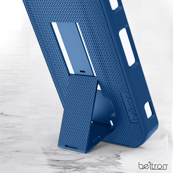 BELTRON Kyocera DuraForce Pro 2 Case with Belt Clip Holster, Heavy Duty Slim Shell Holster Combo w/Built-in Kickstand for Kyocera E6900 E6910 E6920 (AT&T FirstNet Verizon) Duraforce Pro-2